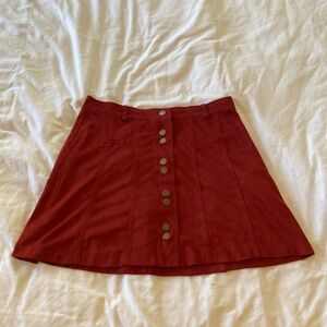 Zara Suede Miniskirt